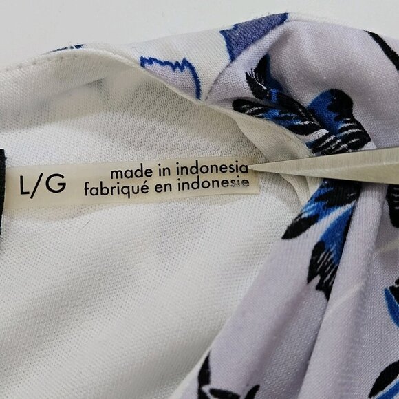 Ivanka Trump Dress 12 Patchwork Floral Sleeveless Assymetric Handkerchief Hem - Picture 12 of 16